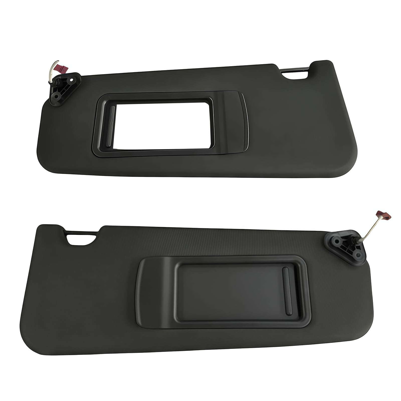 Left Driver and Right Passenger Side Sun Visor for BMW 3 Series E90 E91 2005-2013 X1 E84 2010-2013, Sun Visor Replacement Parts for Car-Black-Pairs