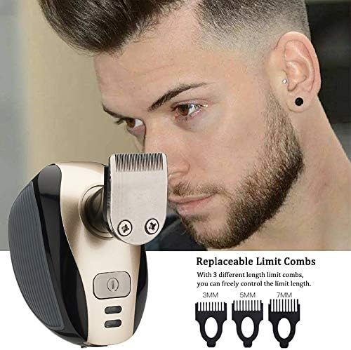 Hair trimmer with 3mm, 5mm, and 7mm limit combs