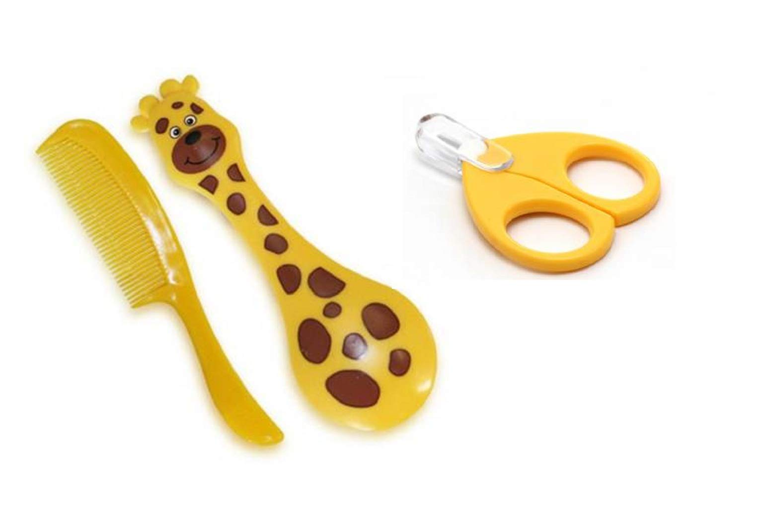 Toys Factory Comb and Brush Set and Baby Safety Scissor with Circular Cutter Head (Pack of 2) Combo Set 03-image-15