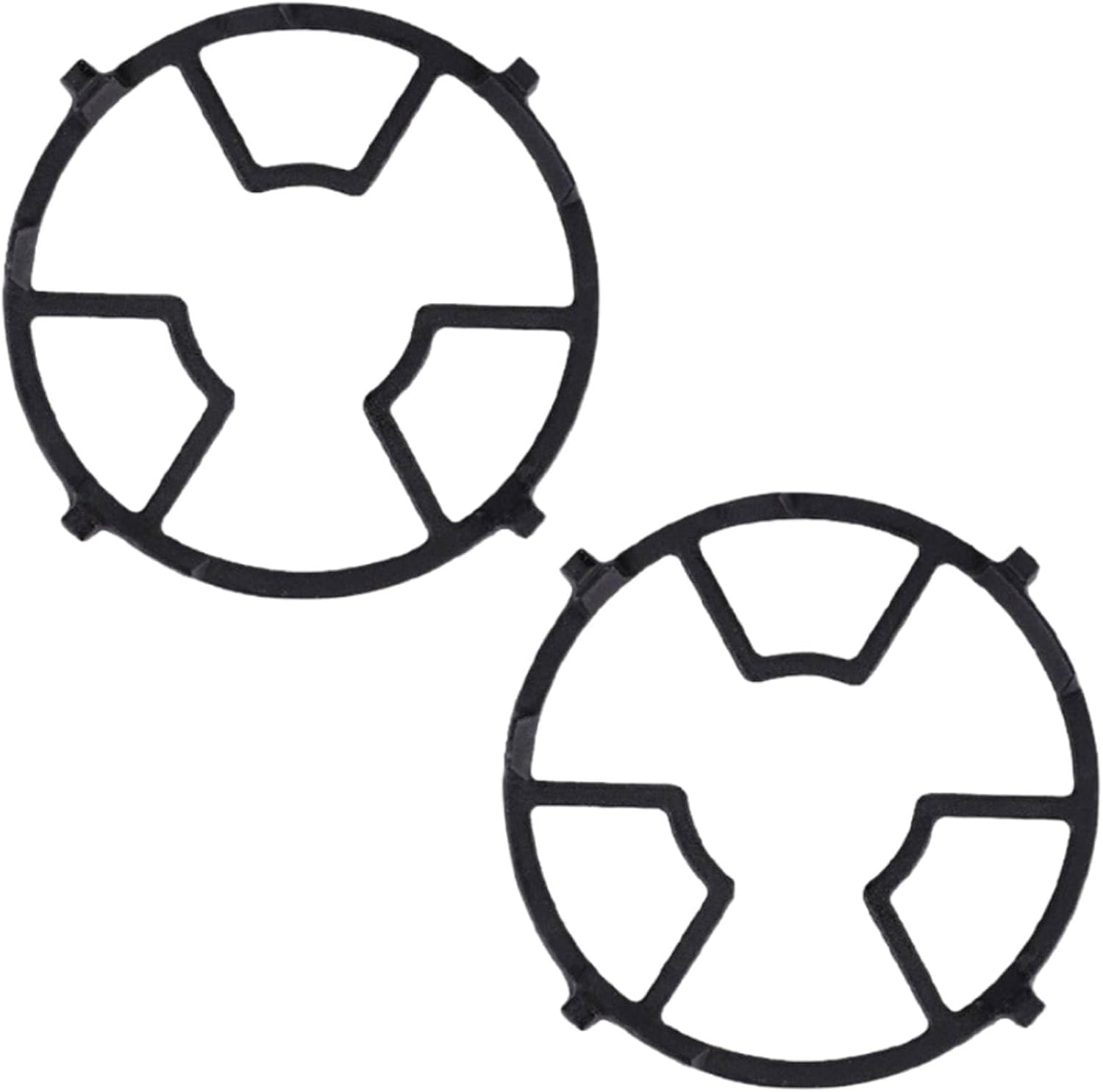 Stove Burner, 2Pcs Burner Pot Holder Cast Iron Grate Gas Cooktop Parts Stove Top Grate for 4 or 5 Feet Gas Cooker