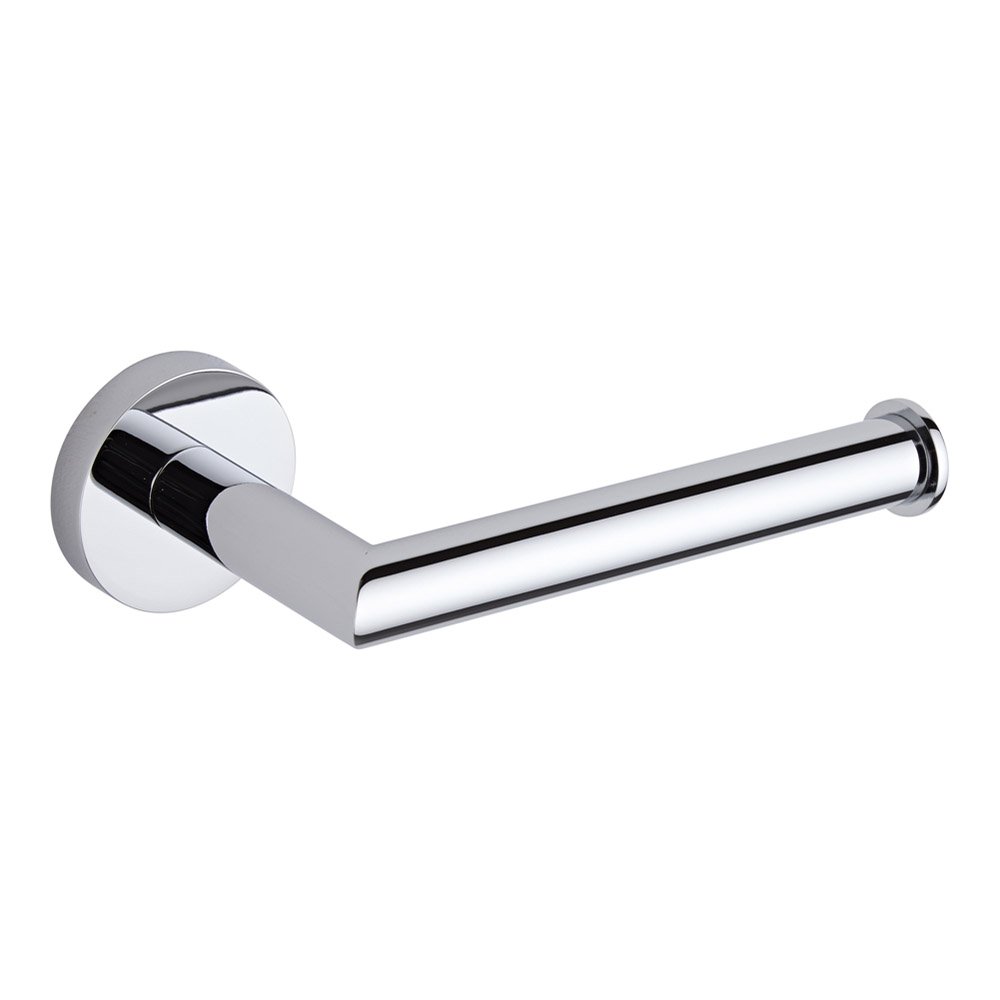 Milano Silver Mirage Bathroom Wall Mounted Toilet Roll Holder - Chrome