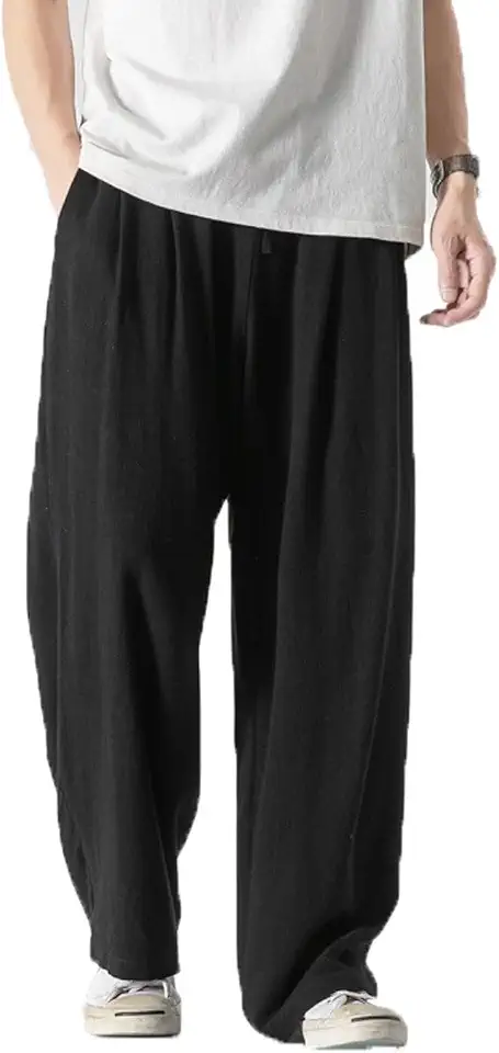 AMDMG Trousers Loose Cotton Casual
