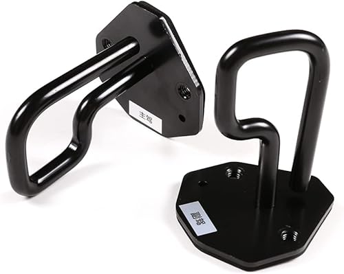 TINKI Soportes de ajuste de ángulo del respaldo del asiento trasero del coche de aleación de aluminio para Land Rover Defender 110 2020-2022, negro,