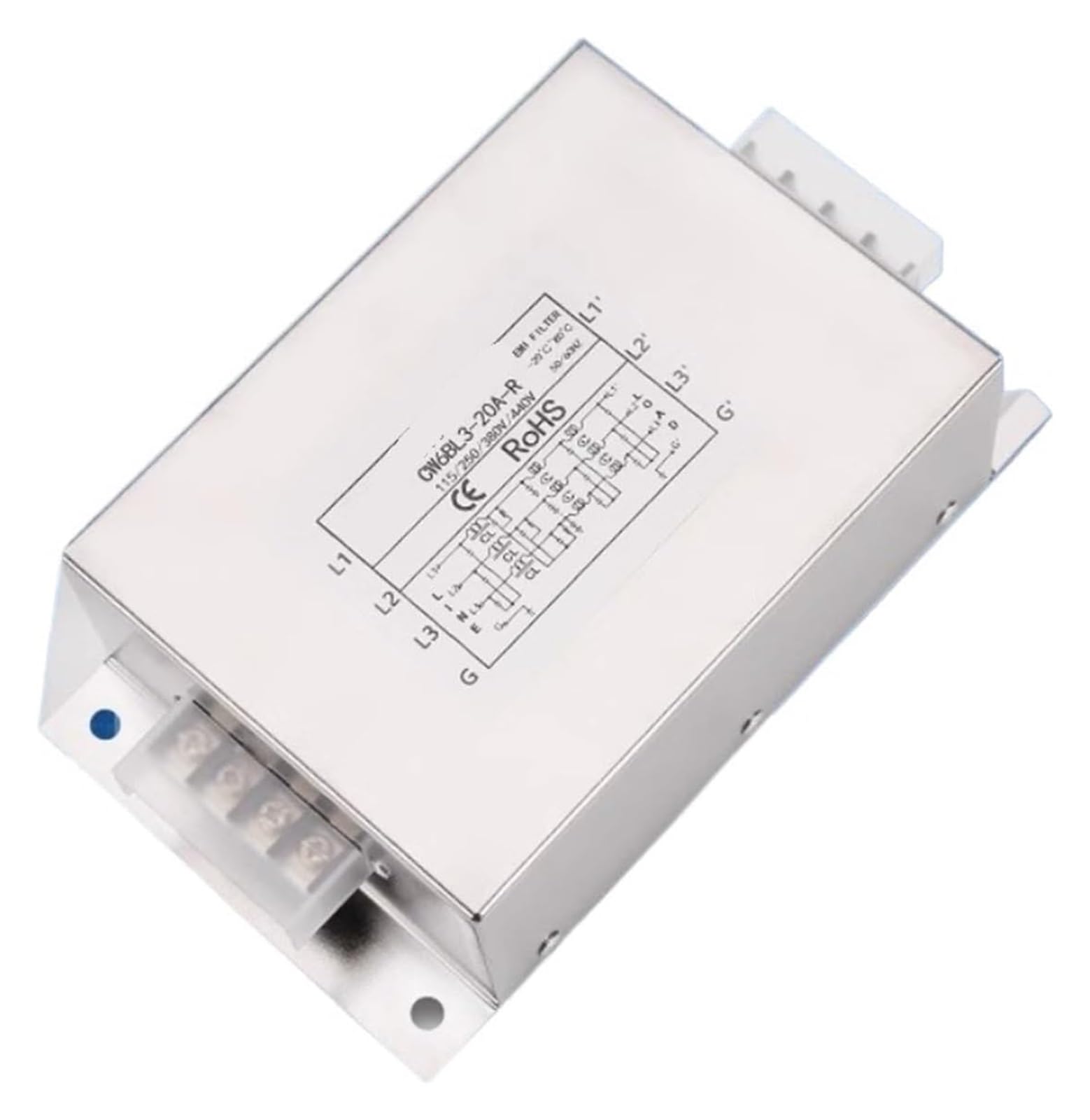 Filtre d'alimentation triphasé 380V haute isolation pour borniers et servos