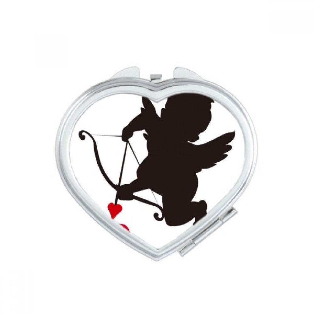 Miroir de Maquillage Compact Cupidon pour Retouches Express en Voyage