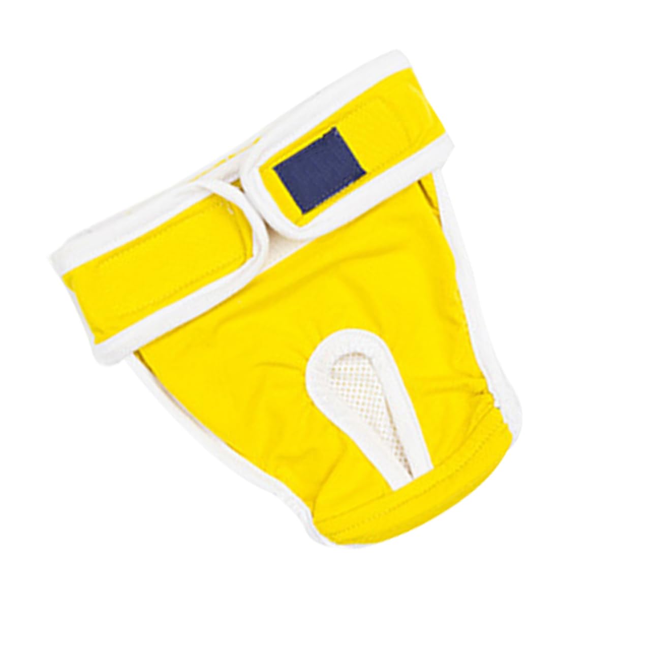 Toddmomy Comfortable Cotton Dog Menstruation Pants Sanitary Safety Pants for Pets Super Absorbent Leakproof Design Yellow for Protecting Floors Furnishings