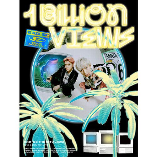 Exo Sc Exo Sc 1 Billion Views 1st Album A Paradise Ver Cd Photo Book 3 Card F Poster Etc Tracking Code K Pop Sealed Amazon Com Music