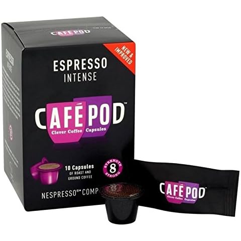 CafePod Nespresso Compatible Intense Capsules 10 per Pack - Pack of 2 Cover