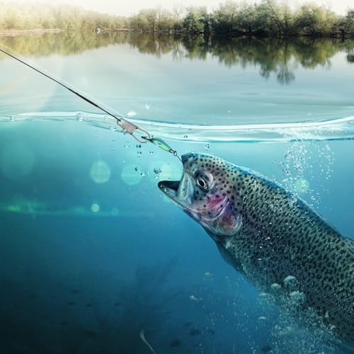 PATIKIL Fishing Wire Leaders con recubrimiento de nylon miniatura 6