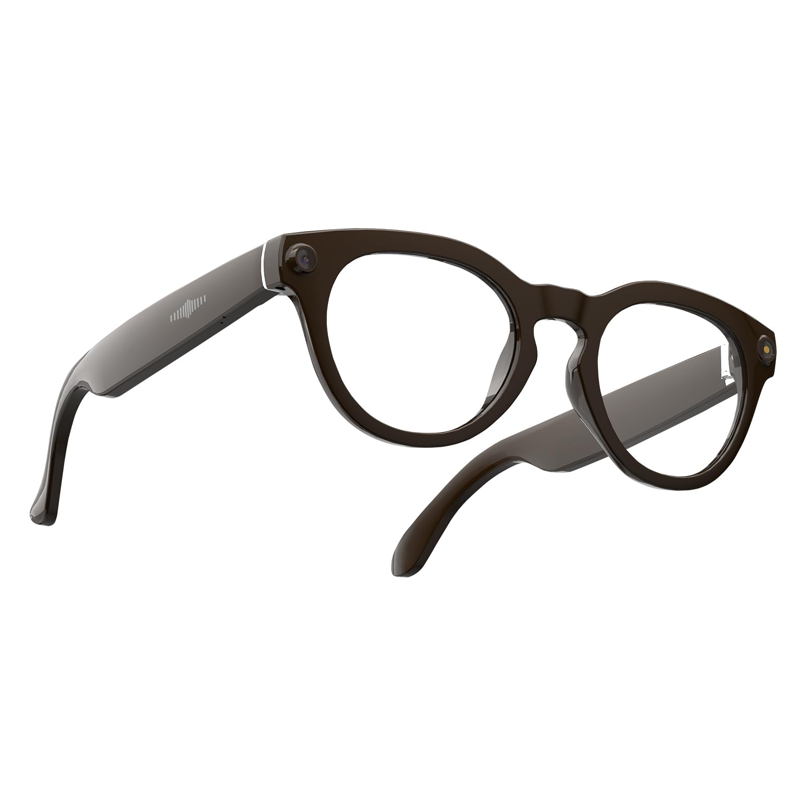 AI Smart Glasses with Camera 8MP 1080P HD Video Recording,Lightweight Open-Ear Bluetooth Audio, AI Assistant & Real-Time Translation, Stylish Smart Glasses for Women, Brown-image-46