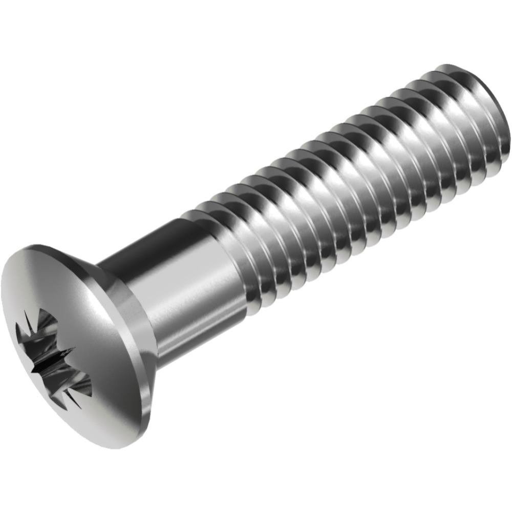 Vis M4x28 inox A4 anti-corrosion marine DIN 965 Z de haute résistance mécanique