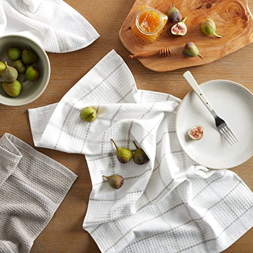 Martha-Stewart-Modern-Waffle-Kitchen-Towel-Set-6-Pack-Linen-16×28 Martha Stewart Modern Waffle Kitchen Towel Set 6 Pack Linen 16×28