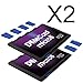 Produktbild DiMeCard micro8 microSD Memory Card Holder 2-Pack (Ultra Thin Credit Card Size Holder, writable Label)