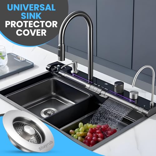 Colador para fregadero de cocina 3 en 1 de acero inoxidable miniatura 5