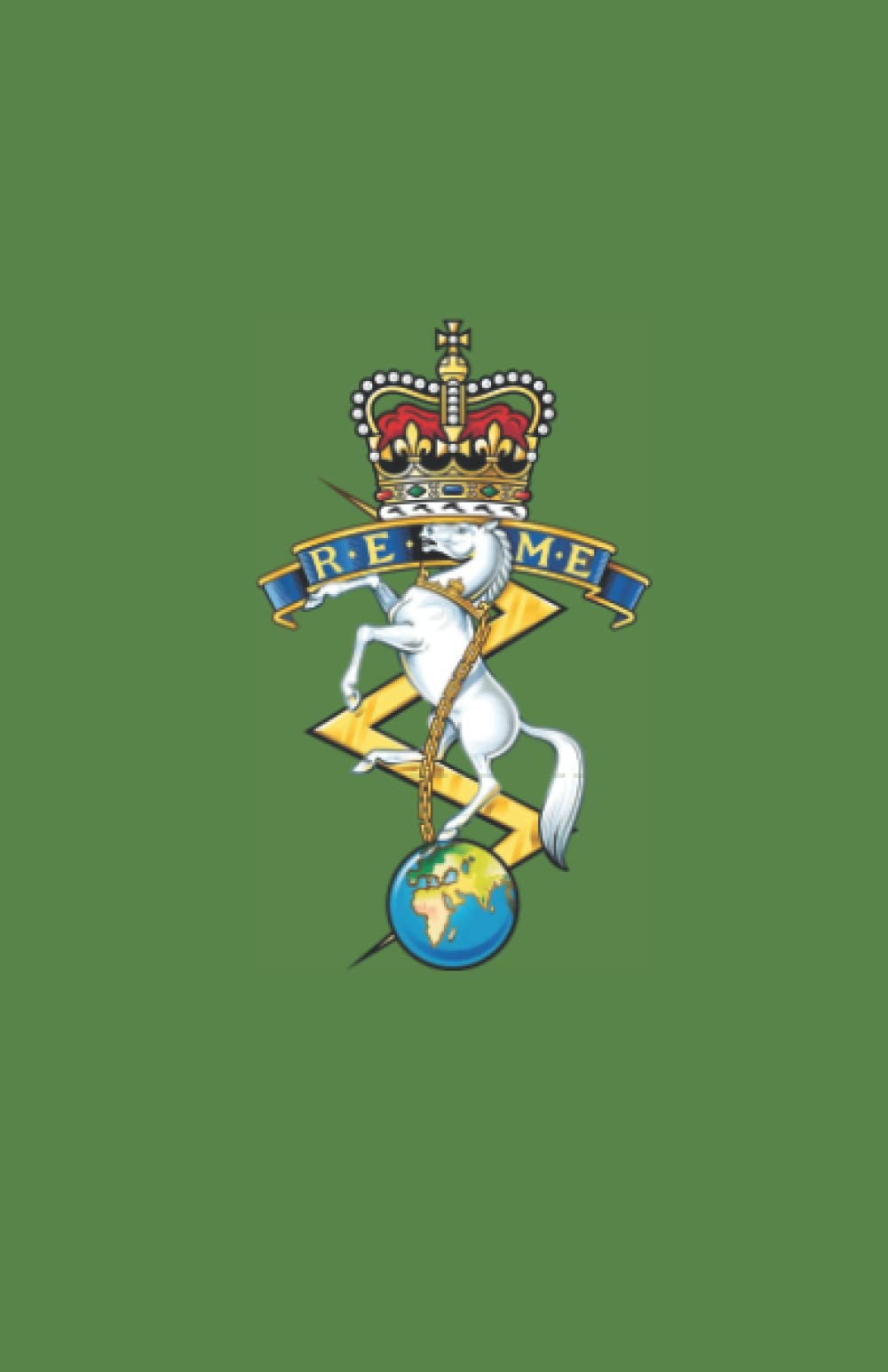 REME Army Military notebook: Green military notebook with REME logo for army (British Army Green Military Notebooks)
