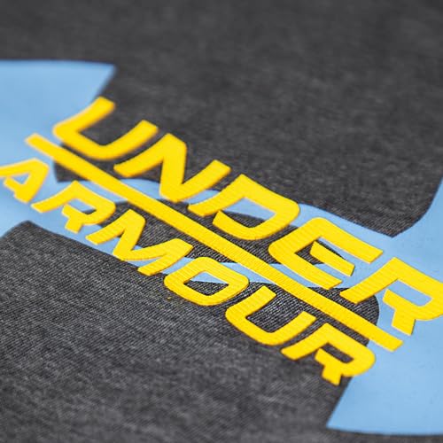 Image of Under Armour Boys' Short Sleeve Logo Graphic T-Shirt, Lightweight & Breathable, Relaxed Fit