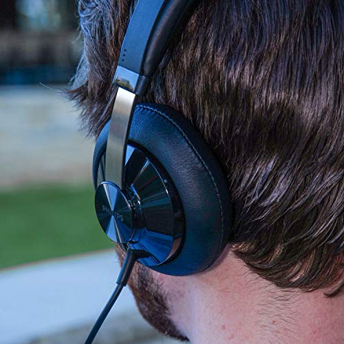 Image of Philips SHP6000 Wired Headphones Studio Monitor & Mixing DJ Stereo Headsets Over Ear Headphones Wired Noise Isolation with High Resolution Audio, Deep Bass