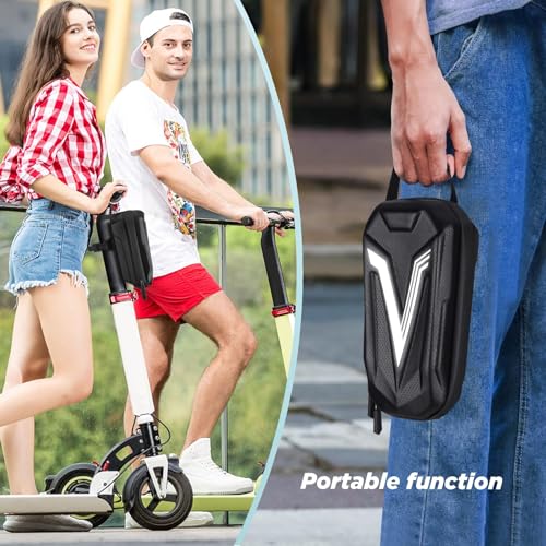 Vitalismo Electric Scooter Bag Scooter Accessories for Adults Kick Scooter Front Bag Waterproof EVA E Scooter Storage Bag Large Capacity Universal Scooter Handlebar Bag - Image 5