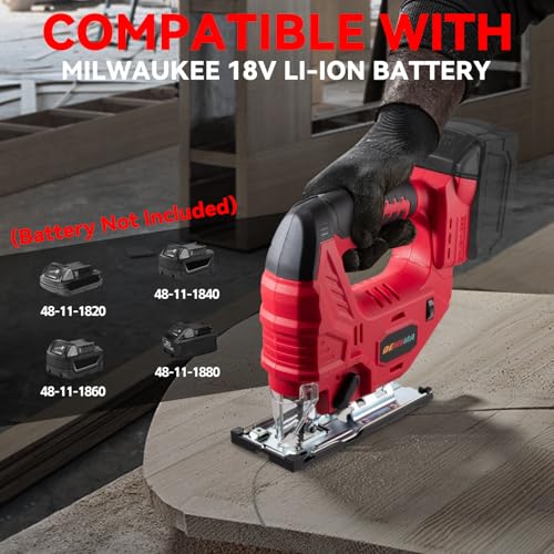 DEMIMA Cordless Jig Saw for Milwaukee Battery