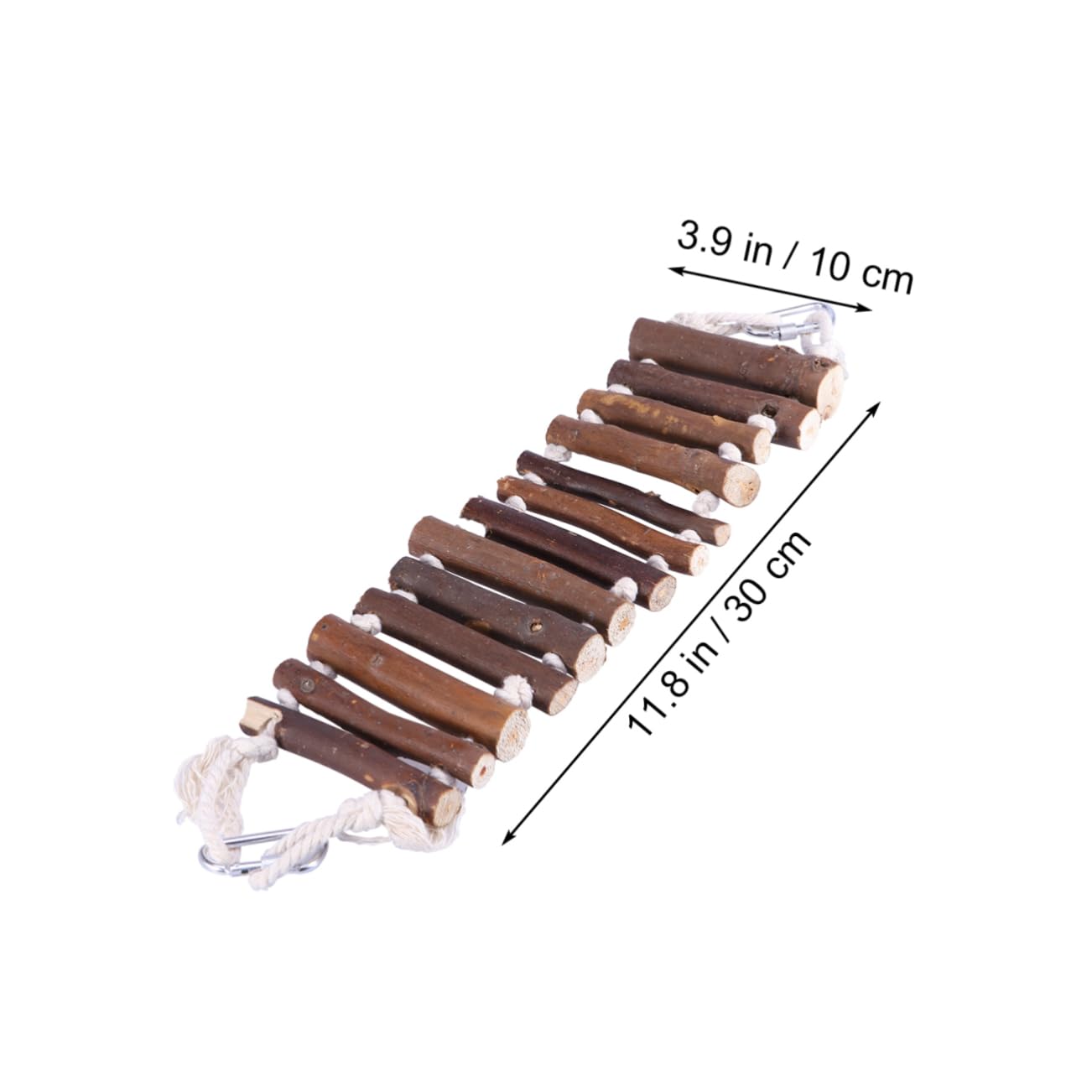 HEMOTON Log Suspension Bridge Bird Parrot Bird Bird Bridge Parakeet Bird Ladder Ladders Perch Random Color