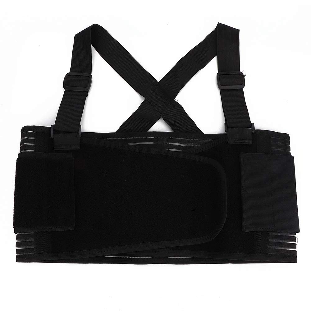 Cinturón de soporte lumbar para la parte inferior de la espalda Correas dobles ajustables Paneles de malla transpirable Cinturones de trabajo Cinturones deportivos transpirables Correas de presión C