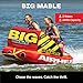 Airhead Big Mable, 1-2 Rider - Inflatable Towable Tube for Boating and Water Sports, Heavy Duty Full Nylon Cover & Zipper with EVA Foam Padding, Easy Inflating & Deflating
