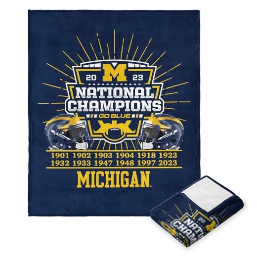 Wolverines National Champions Throw Blanket