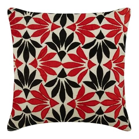 HomeCentric Amaryllis Silk Euro Sham Covers Cover