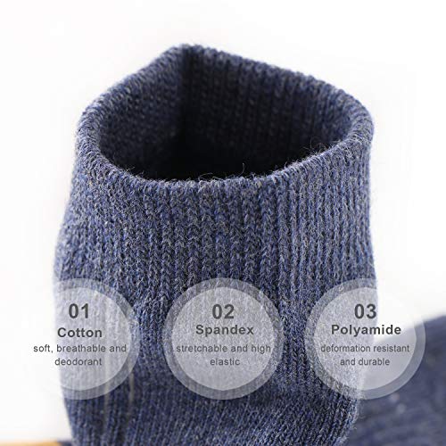 Image of Kids Boys Girls Cotton Athletic Crew Socks