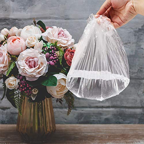 Years Calm 30Pcs Disposable Shower Caps, Clear Shower Caps For Travel, Large Plastic Hair Caps For Women, Home Use, Hotel (30Pcs Large Size 20.5" #TOP1