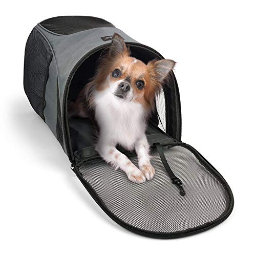Becko 3 in 1 Scratch-Resistant Pets Bag Carrier/Padded Pet Outdoor Backpack/Dog Travel Single-Shoulder Bag with Mesh Window and Tuck Away Straps for Pet up to 10~18 Pounds (Large & Strengthening)