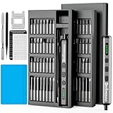 Daxiongmao Mini Electric Screwdriver, 70-in-1 Small Cordless...