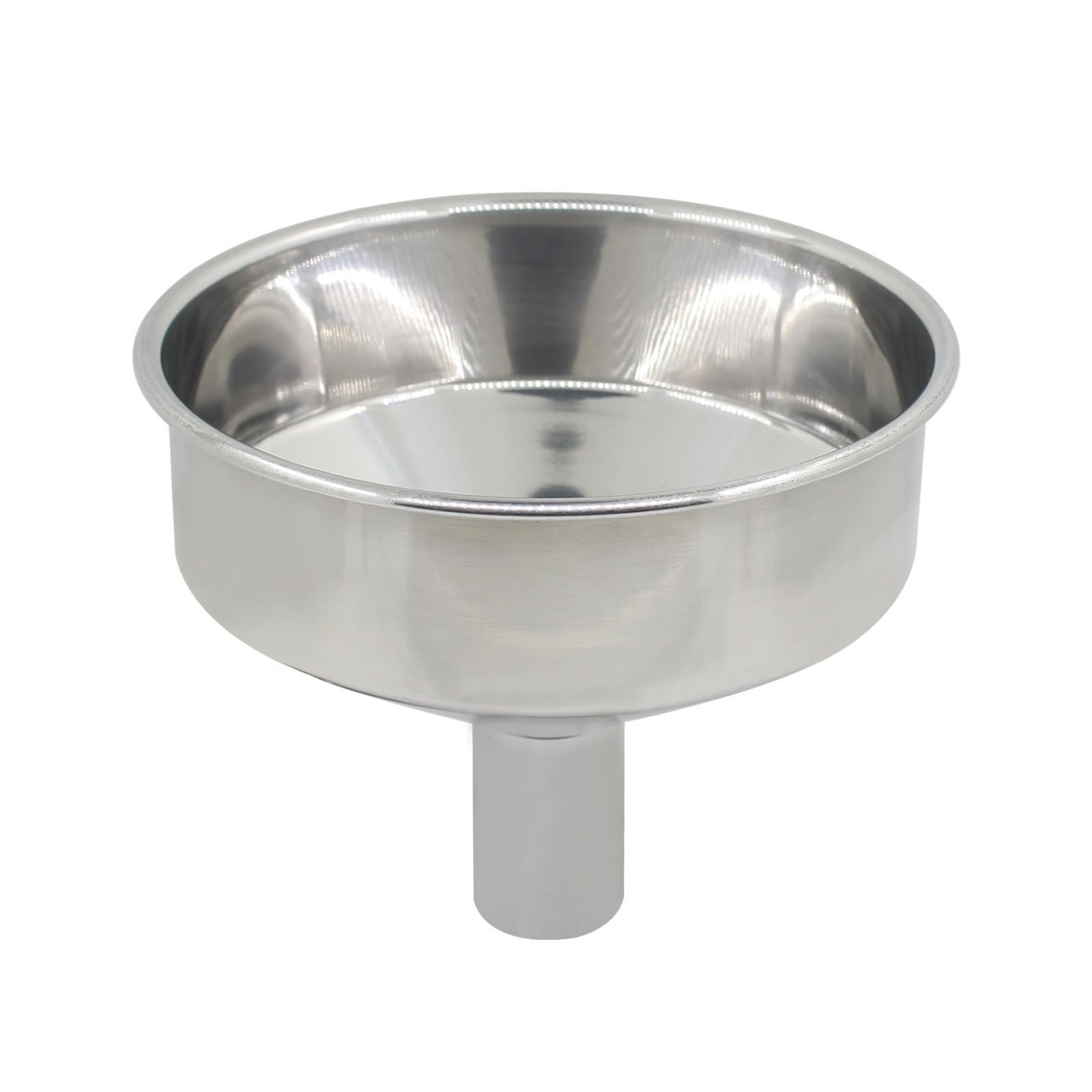 Imbuto Grande in Acciaio Inossidabile 304 con Filtro Imbuto for Olio Domestico Imbuto Industriale Extra-Large 1pz (Color : 250-51mm)