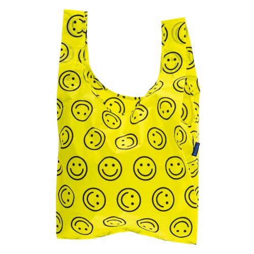 [BAGGU] oO[ GRobO Standard CLASSICS X^_[h oO[ g[gobO VbsOobO }CobO W WJS obO ܂肽 RpNg  킢 Yellow Happy [sAi]