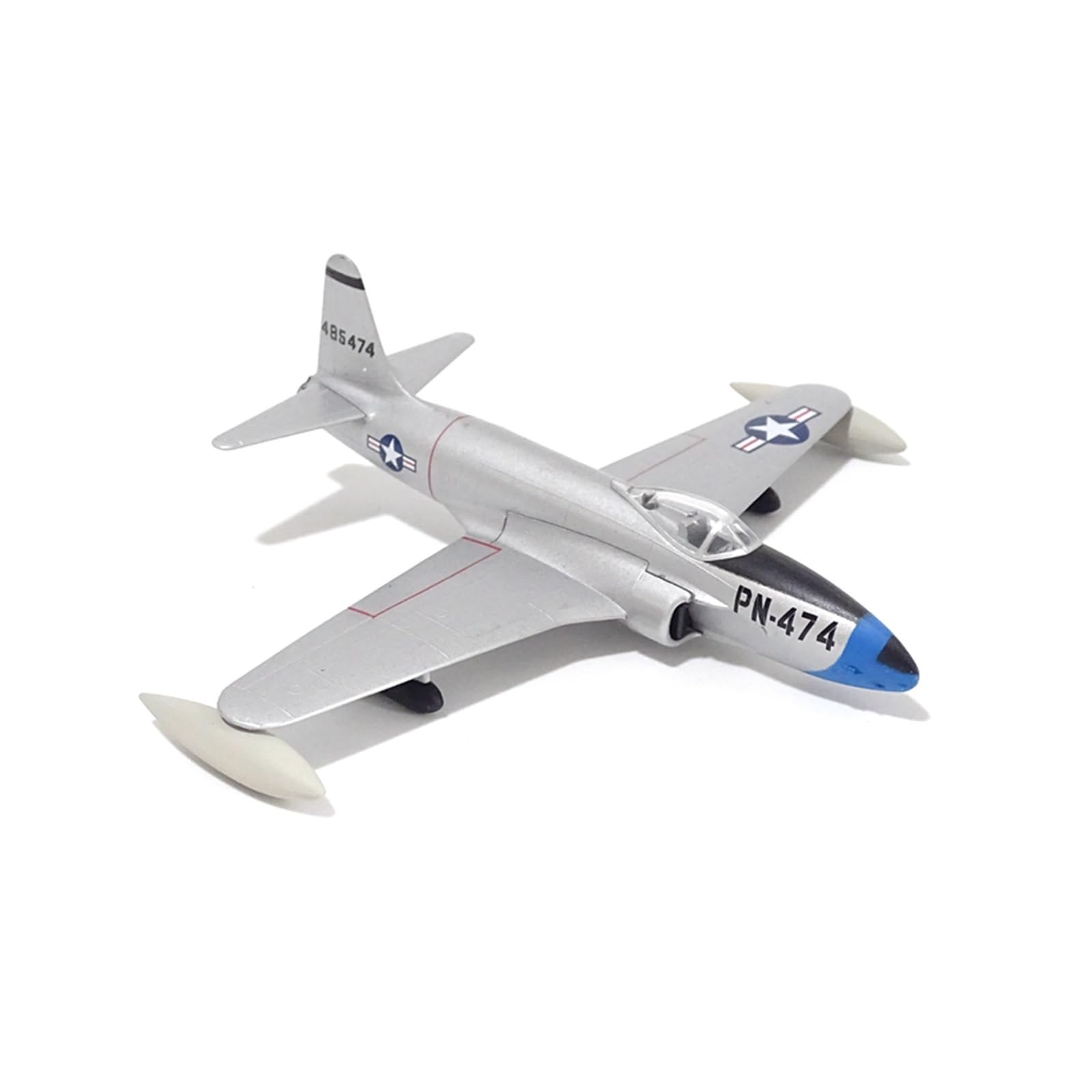Avión a escala 1/96 Lockheed P80 de combate clásico vintage en miniatura para exhibición 6