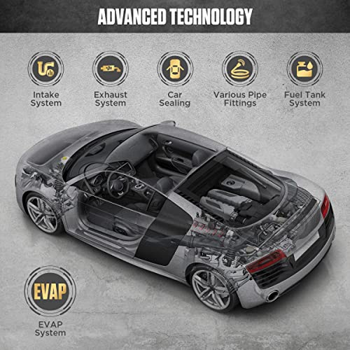 Image of Automotive Smoke Machine Leak Detector,Evap Vacuum Smoke Diagnostic Tester,Pipeline Fuel Leakage Detector Compatible with 12V Cars, Trucks, Motorcycle, ATV, Boats, Snowmobiles