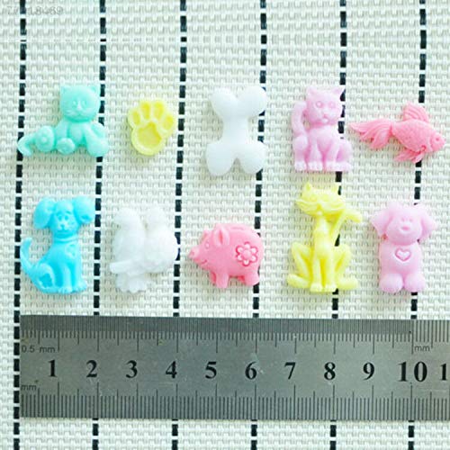 PRAV® BDE5 New Cute Animals Shape Jelly Silicone Mould Cake Decorating Sugarsoft Rando