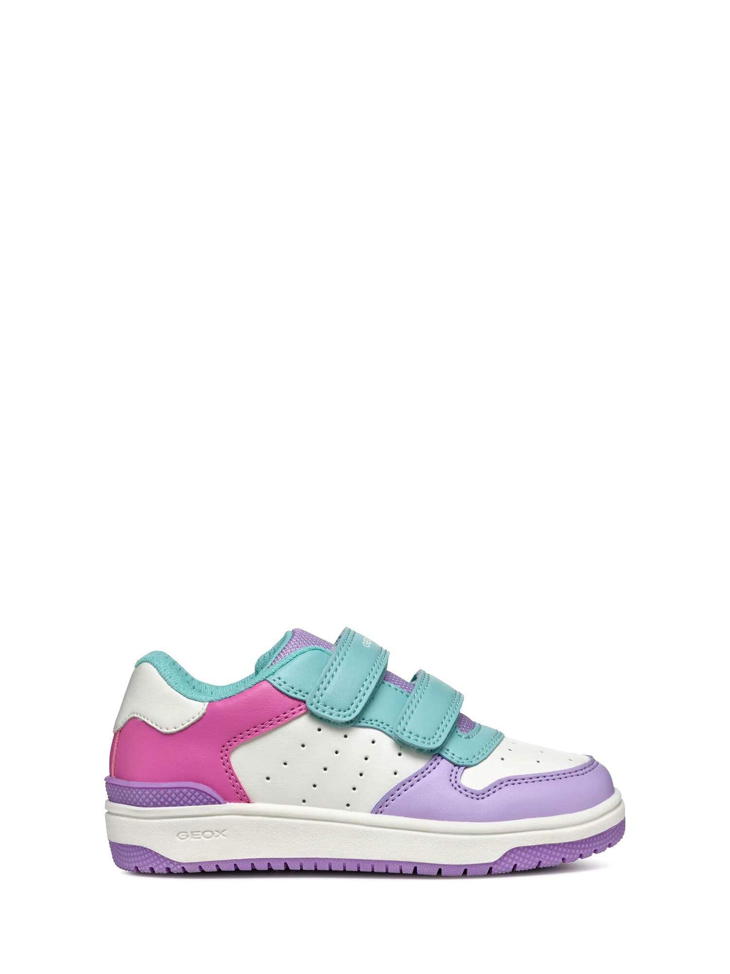 Geox J WASHIBA Girl B, Sneaker, Multicoloured