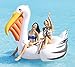 Coconut Float Pool Floats; Gigantic Pelican Pool Raft, 7 Ft.