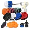 23-delige boorborstel bevestigingsset, Aufisi Power Scrubber Boorborstels voor het reinigen van badkamer, vloeren…