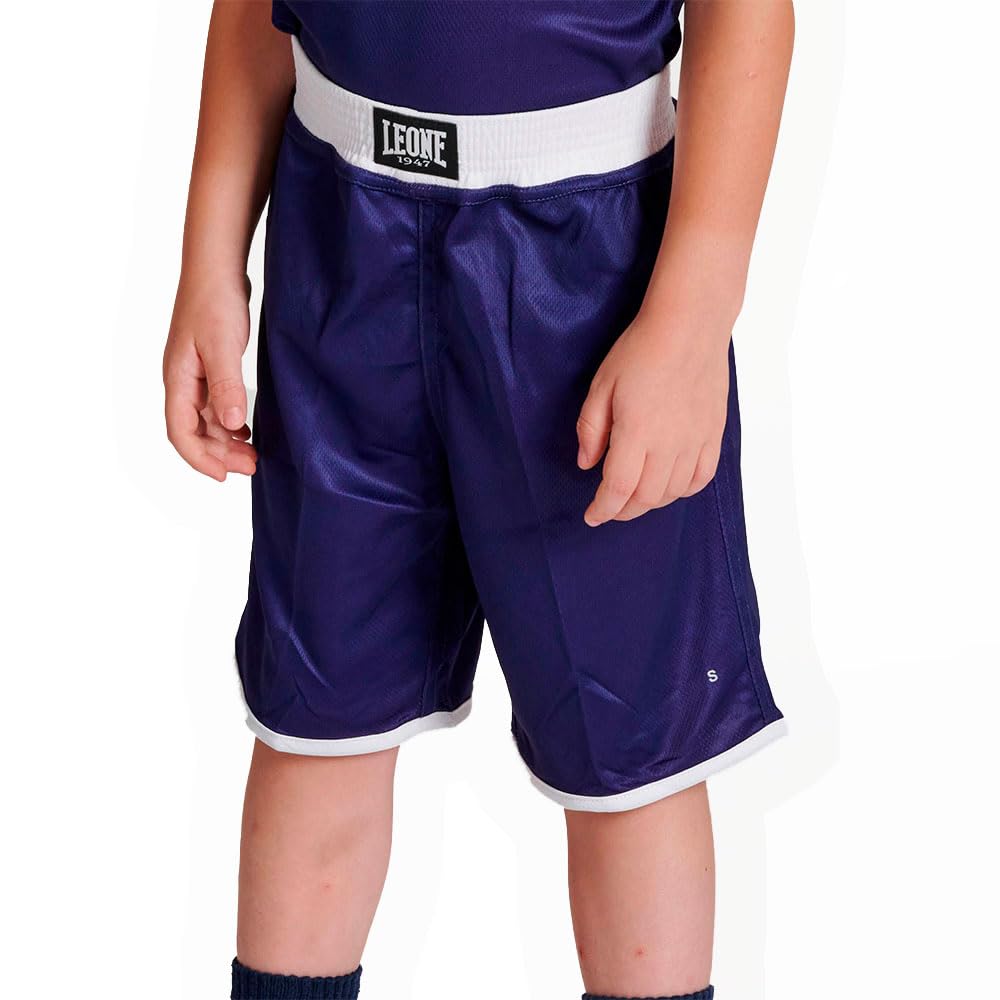 LEONE 1947 Pantaloncini Boxe - Pantalones Cortos Kick-Thai Jr. Niños y Adolescentes