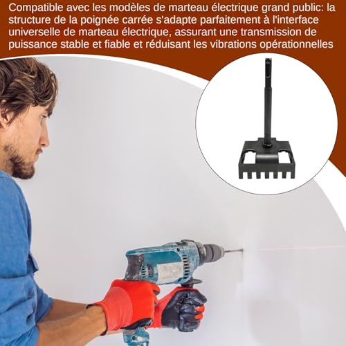 Découpeur pour boîtiers électriques cloison sèche et bois, cutter de précision rectangulaire