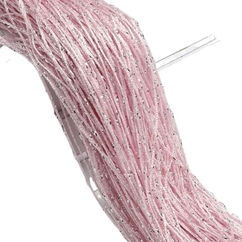 Cortinas De Cuentas para Puertas Exteriores Beaded Curtain Door Curtain Beads Thread Curtains Window Wall Panel Room Divider Doorway Home Living Room Wedding Cortina De Cuentas De Cristal (Color : Li