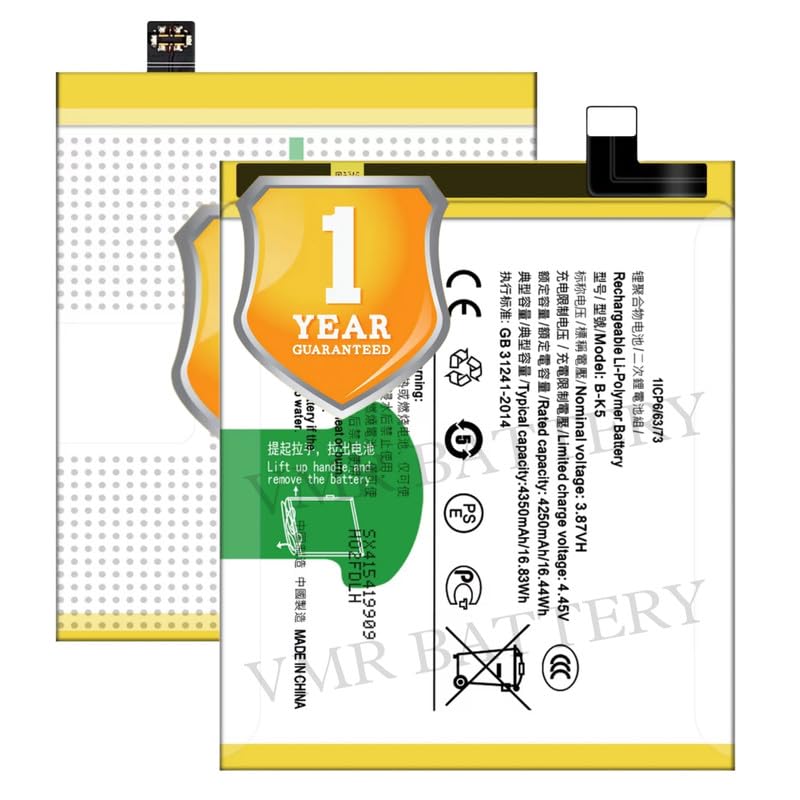 Image of Original B-K5 Battery Compatible for Vivo X30 (V1938CT) | Vivo X30 Pro (V1938T) - (4350mAh) - 1 Year Warranty K7