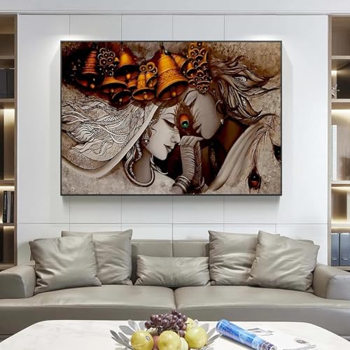 Décoration moderne salon peinture abstraite grand format 60x90