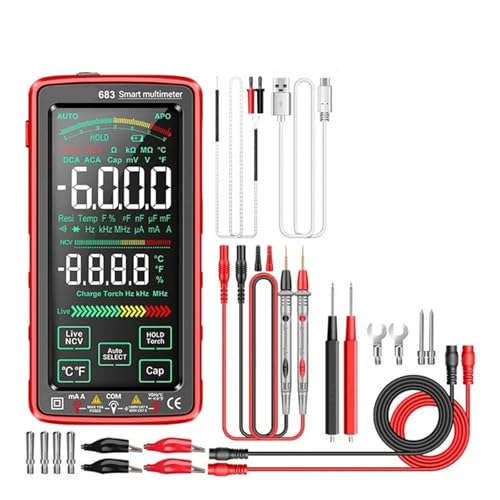 681/682/683 Pro 6000�J�E���g�d���e�X�^�[�d���v�[�d���f�W�^���}���`���[�^�[��ڐG�d�C����c�[��(683 Red Pro)