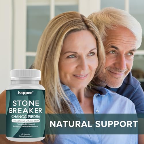 Chanca Piedra Stone Breaker Kidney & Gallbladder Cleanse – Kidney Stone Dissolver & Passage Support - High Potency Phyllanthus Niruri with Magnesium, Potassium & Herbal Blend - 60 Capsules
