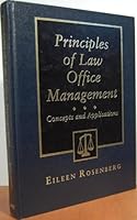 Principles of Law Office Management: Concepts and Applications 0314013598 Book Cover