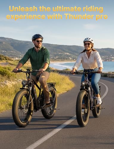 Image of Jasion Thunder Pro Electric Bike,2000W Peak Ebikes for Adults,26''Fat Tire Best Ebike for Men,90 Miles with 1040Wh Removable Battery,35+MPH Max Speed Bicycles,500LB Capacity