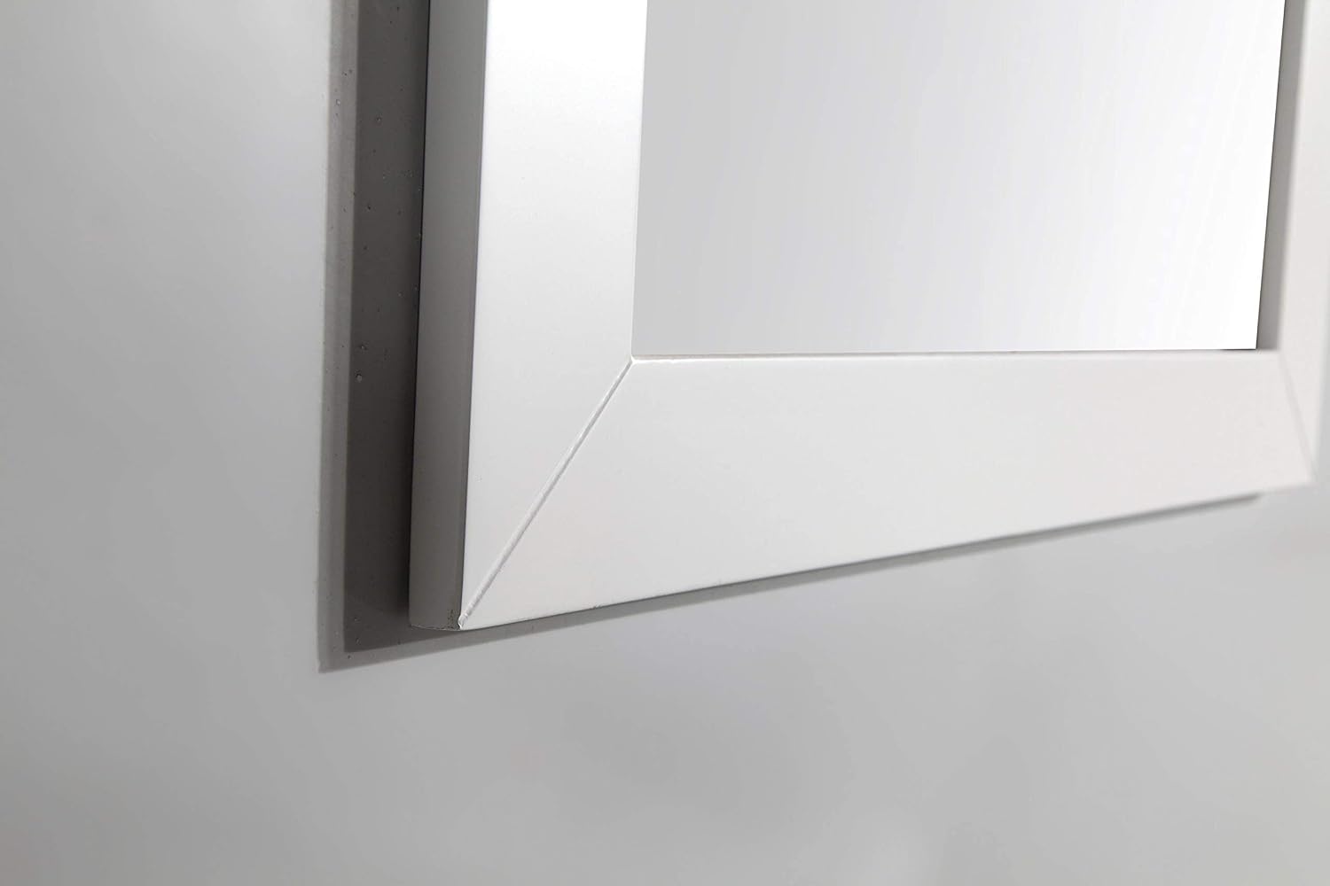 Vanity Art 36 Inch Bathroom Vanity with Sink and Mirror | Carrara Marble Stone Top Storage Bathroom Organizer Cabinet with Dovetailed Drawer, Soft Closing Doors, Brushed Nickel Handles, VA2036-W
